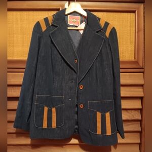 Vintage two-piece blazer and vest set